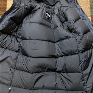 The North Face parka.